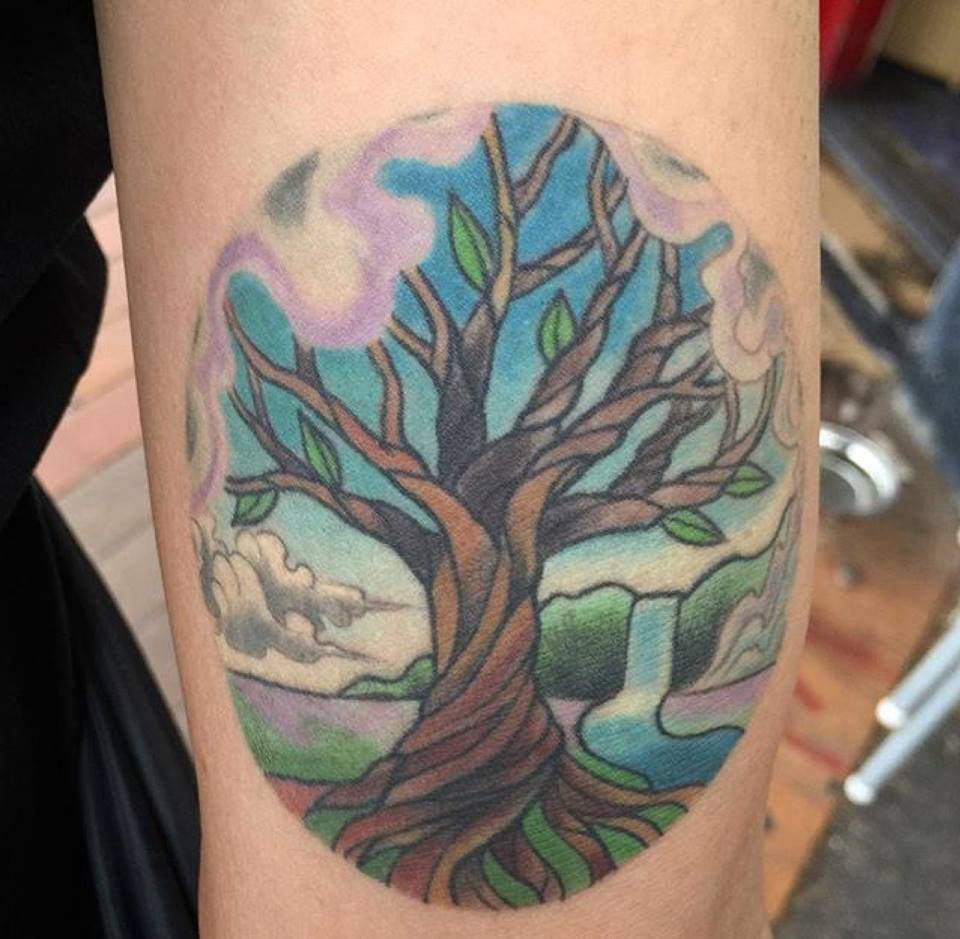 Tree by Tiernie Mcdonald  Tree tattoo drawings Tree tattoo Tree tattoo  men